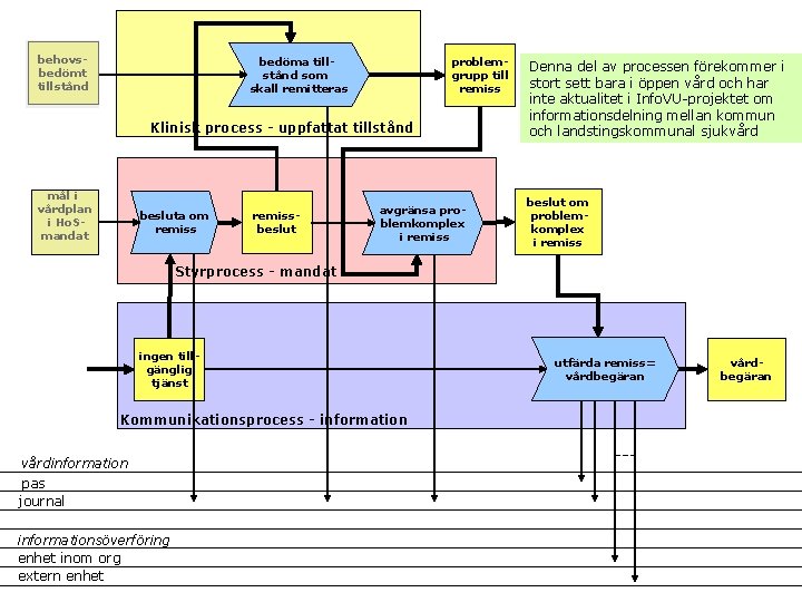 behovsbedömt tillstånd bedöma tillstånd som skall remitteras problemgrupp till remiss Klinisk process - uppfattat