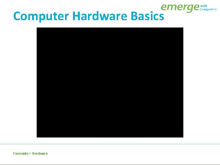 Computer Hardware Basics Concepts > Hardware 
