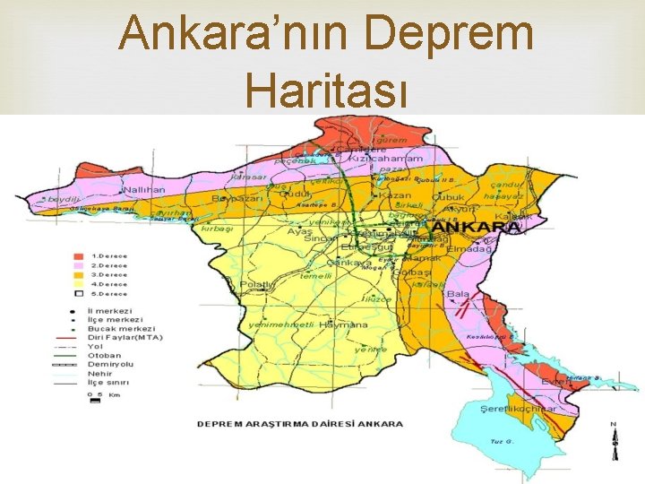 Ankara’nın Deprem Haritası 