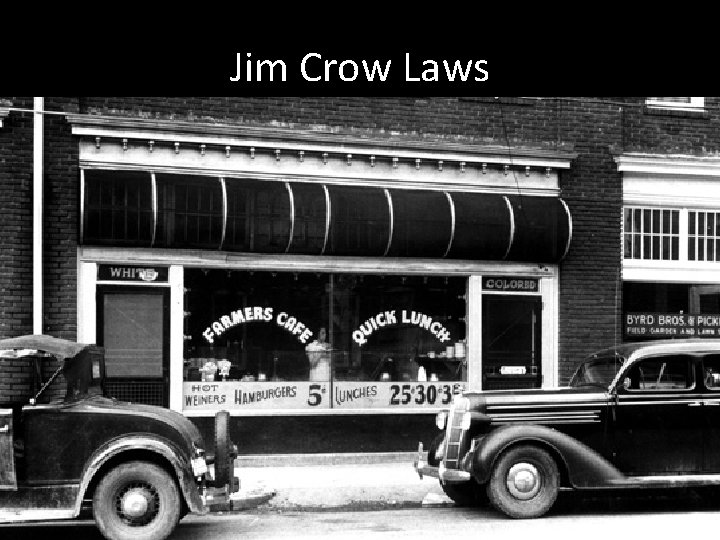 Jim Crow Laws 