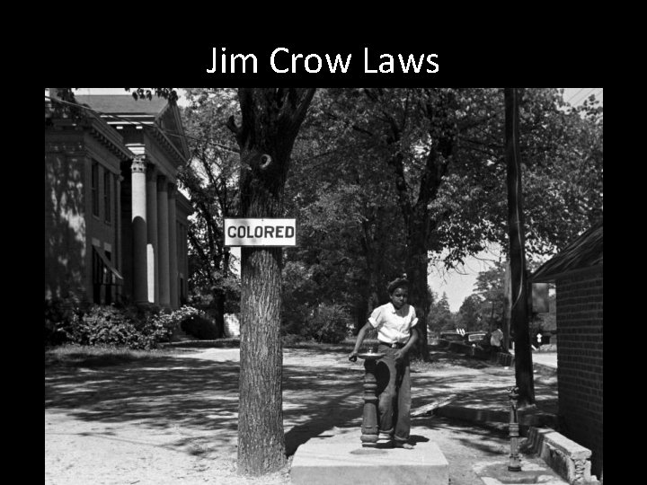 Jim Crow Laws 