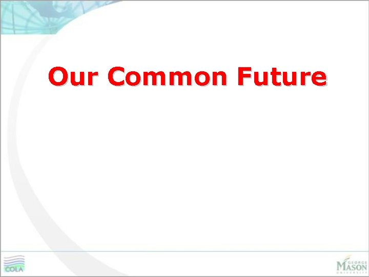 Our Common Future 