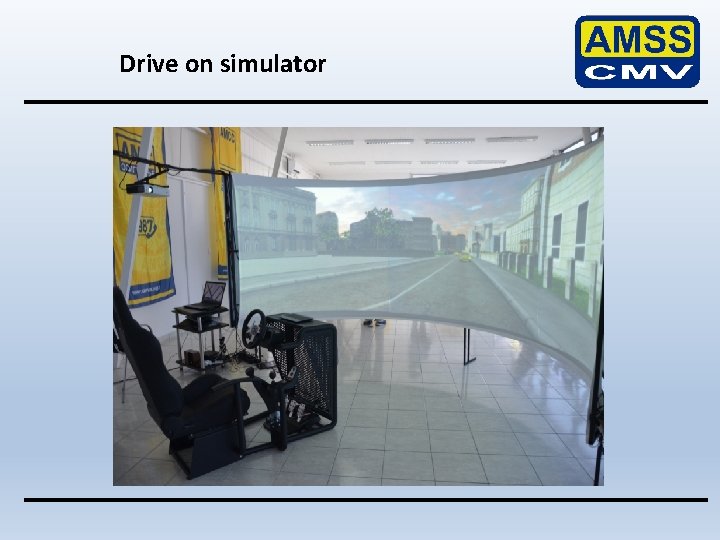 Drive on simulator 