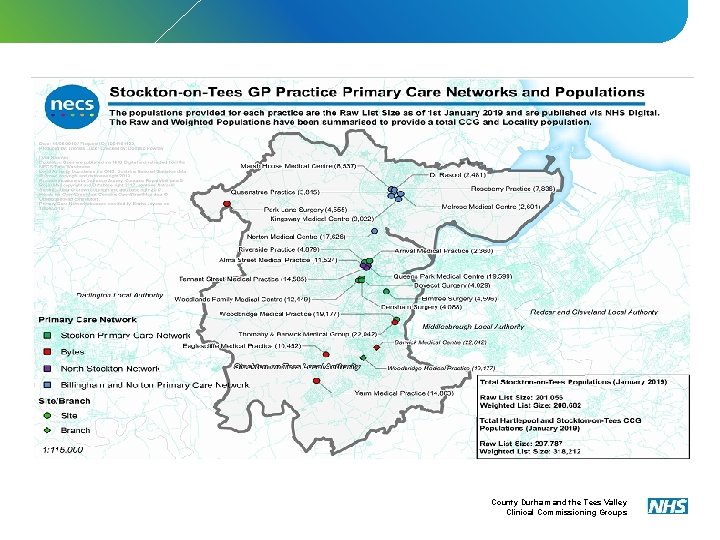 County Durham and the Tees Valley Clinical Commissioning Groups 