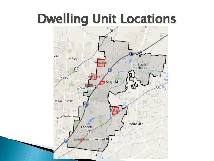 Dwelling Unit Locations 