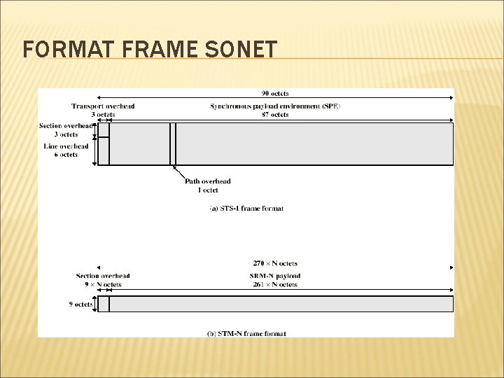 FORMAT FRAME SONET 