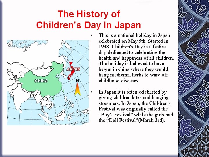 The History of Children’s Day In Japan • This is a national holiday in