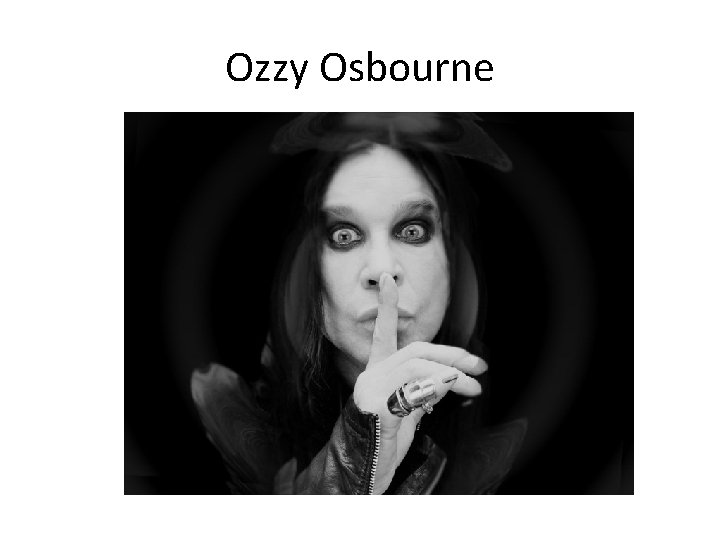 Ozzy Osbourne 