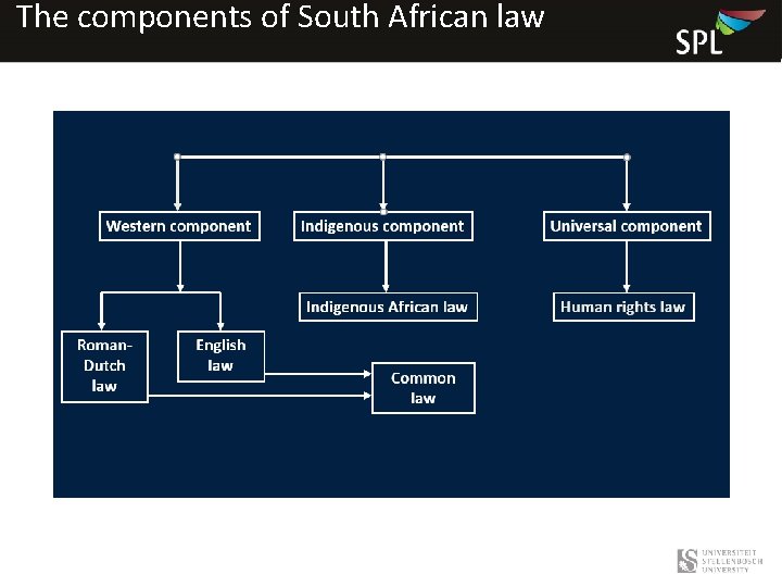 The components of South African law 