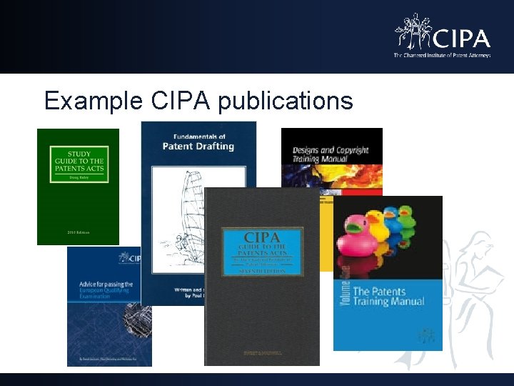 Example CIPA publications 