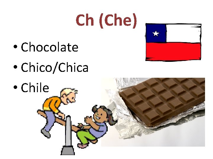 Ch (Che) • Chocolate • Chico/Chica • Chile 