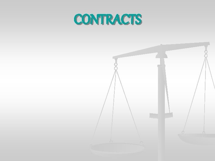 CONTRACTS 