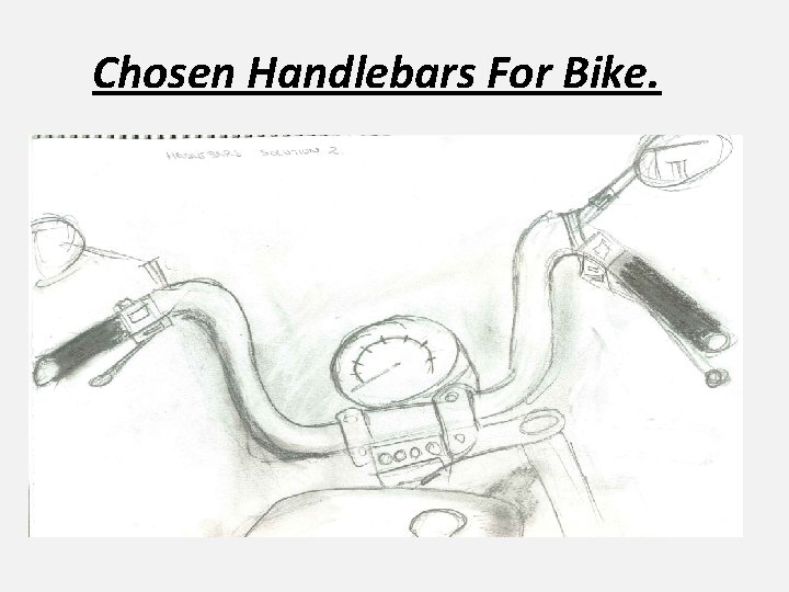 Chosen Handlebars For Bike. 