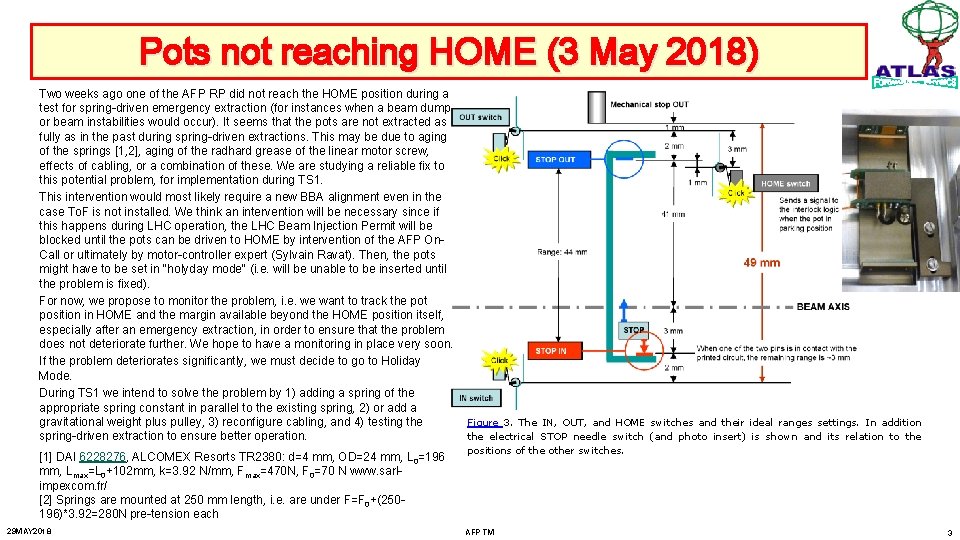 Pots not reaching HOME (3 May 2018) Two weeks ago one of the AFP
