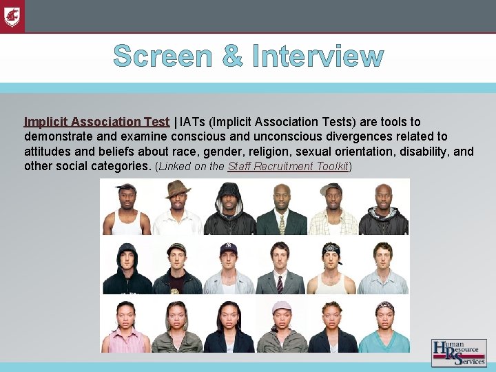 Screen & Interview Implicit Association Test | IATs (Implicit Association Tests) are tools to