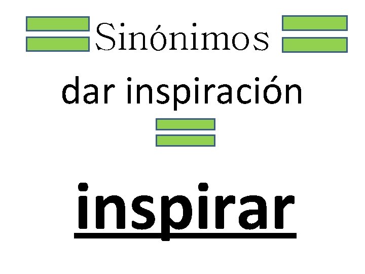Sinónimos dar inspiración inspirar 