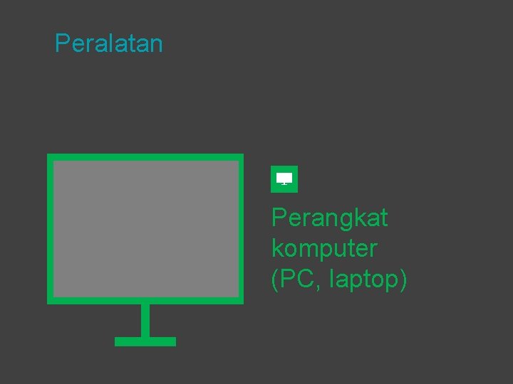 Peralatan Perangkat komputer (PC, laptop) 