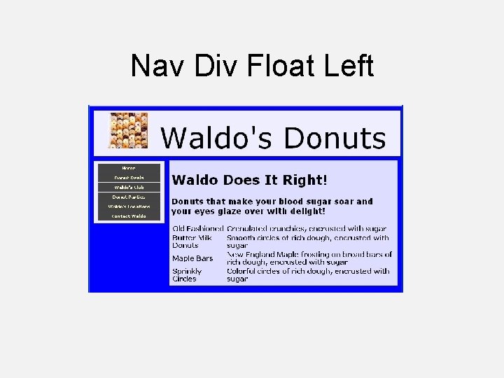 Nav Div Float Left 