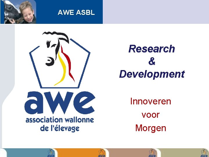 AWE ASBL Research & Development Innoveren voor Morgen 