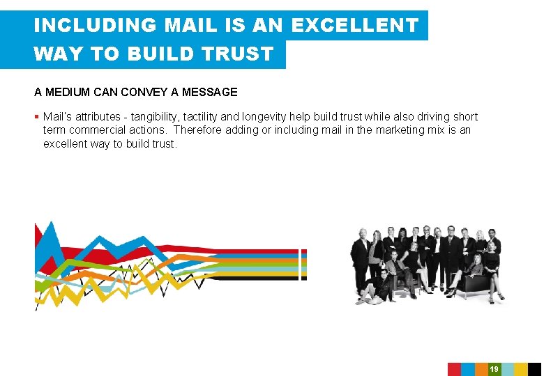 INCLUDING MAIL IS AN EXCELLENT WAY TO BUILD TRUST A MEDIUM CAN CONVEY A