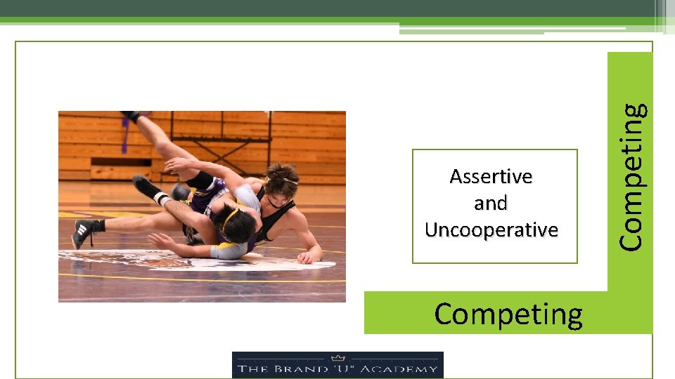 Competing Assertive and Uncooperative 