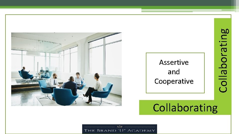 Collaborating Assertive and Cooperative Collaborating 