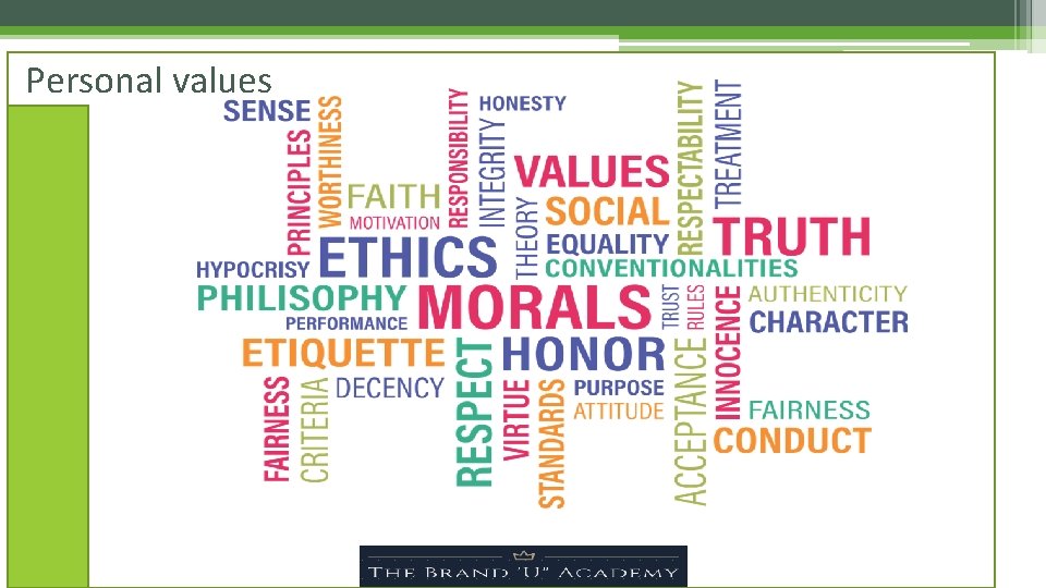 Personal values 