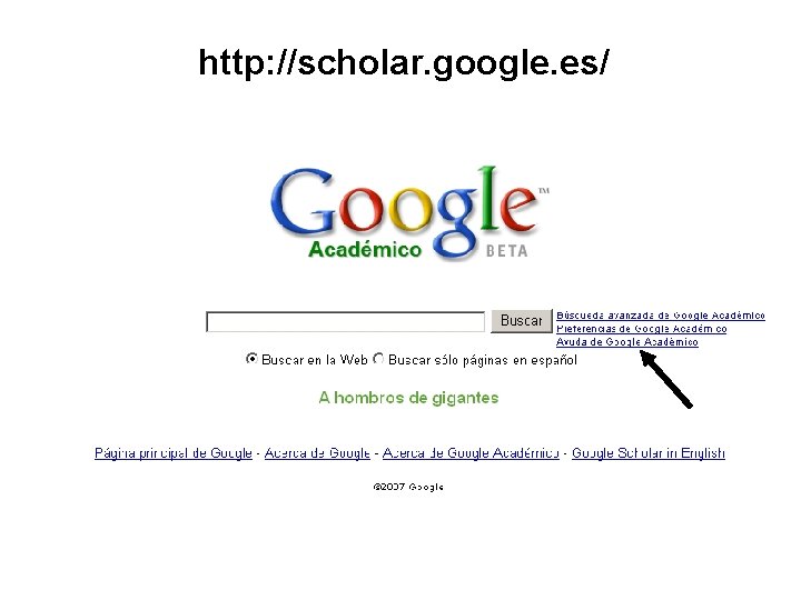 http: //scholar. google. es/ 
