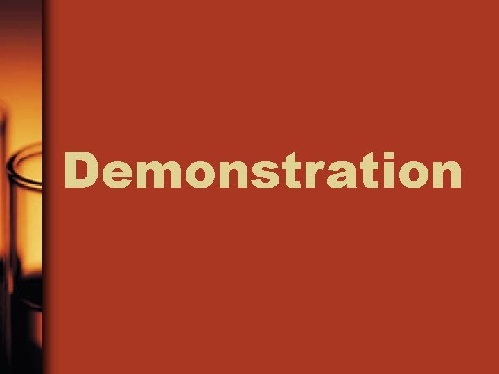 Demonstration 
