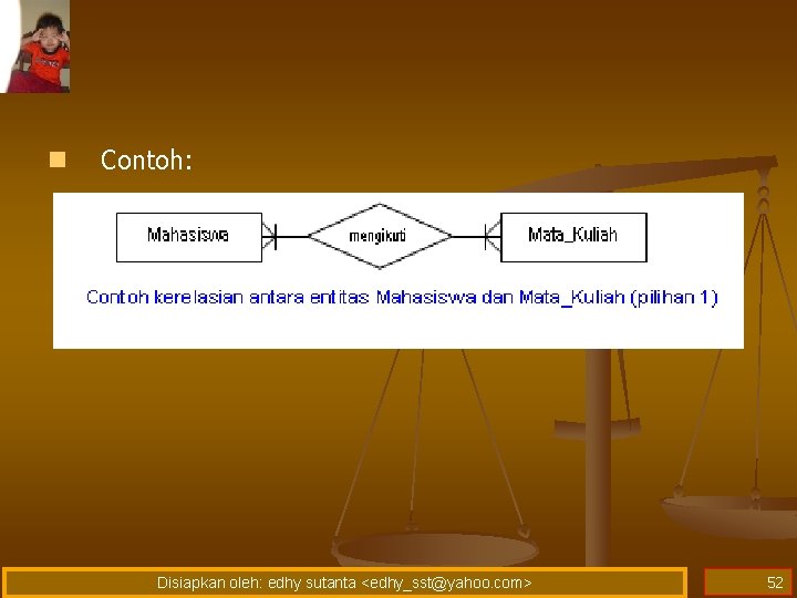 n Contoh: Disiapkan oleh: edhy sutanta <edhy_sst@yahoo. com> 52 n Contoh: Disiapkan oleh: edhy sutanta <edhy_sst@yahoo. com> 52