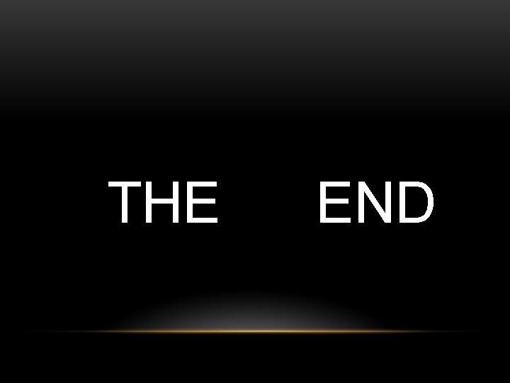 THE END 