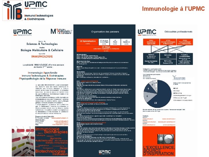 Immunologie à l’UPMC 