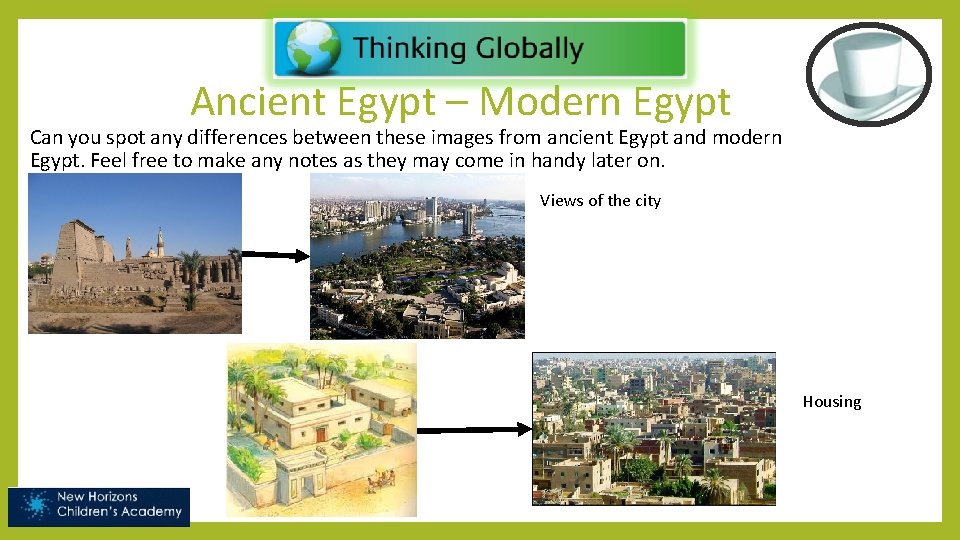Ancient Egypt – Modern Egypt Can you spot any differences between these images from