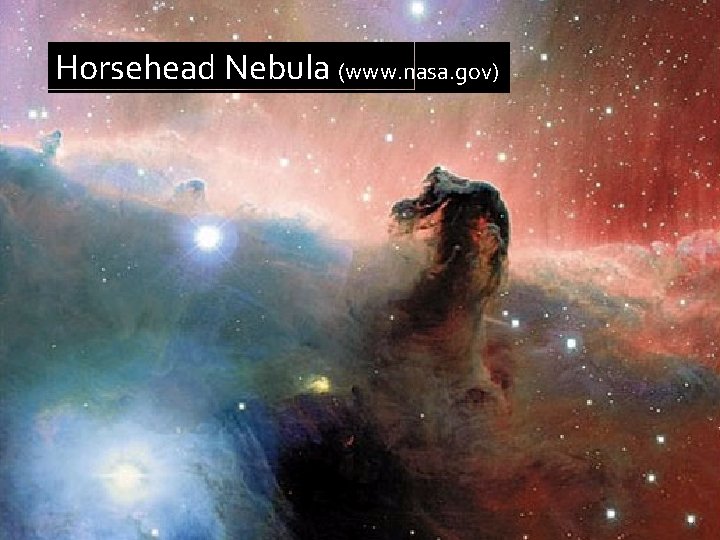 Horsehead Nebula (www. nasa. gov) 14 