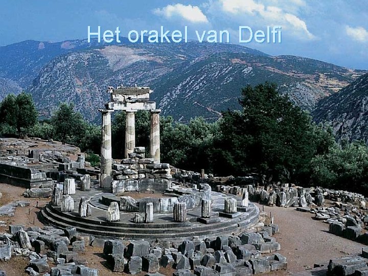 Het orakel van Delfi Het orakel van Delfi