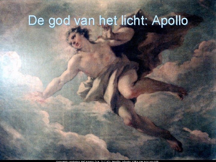 De god van het licht: Apollo De god van het licht: Apollo