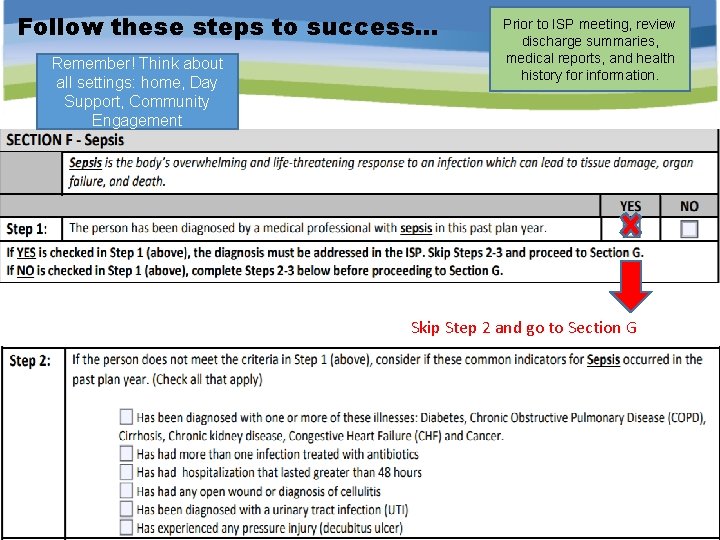 Follow these steps to success… Remember! Think about all settings: home, Day Support, Community