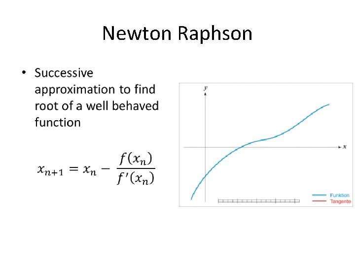 Newton Raphson • 