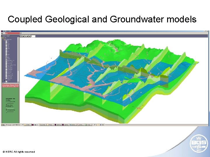 Coupled Geological and Groundwater models © NERC All rights reserved 