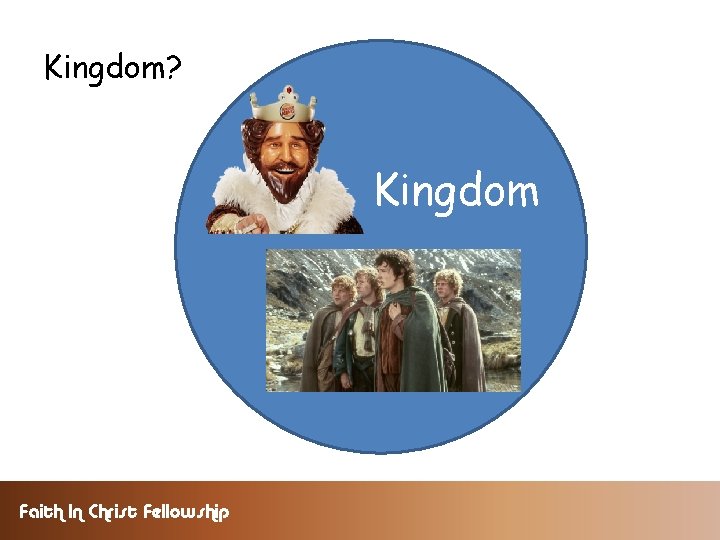 Kingdom? Kingdom Faith In Christ Fellowship 