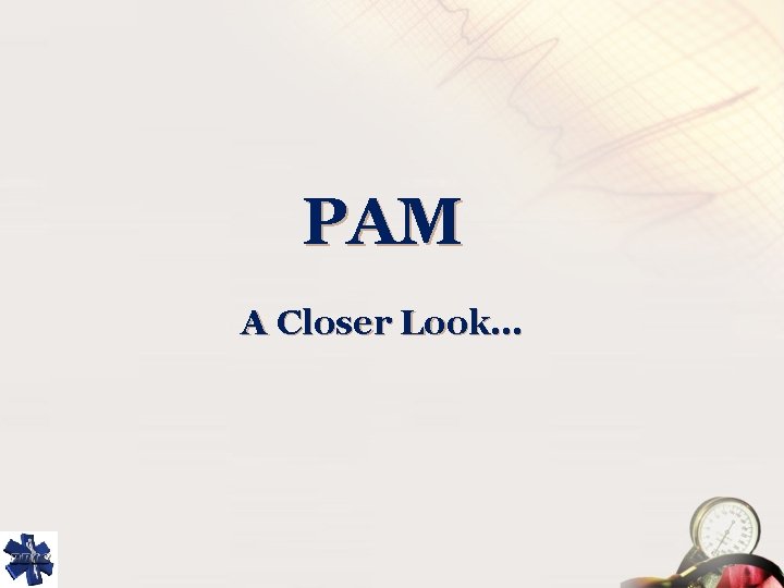 PAM A Closer Look… 