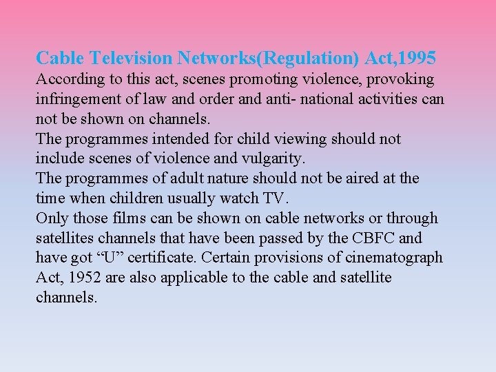 Cable Television Regulation in India Ganesh Kumar Ranjan