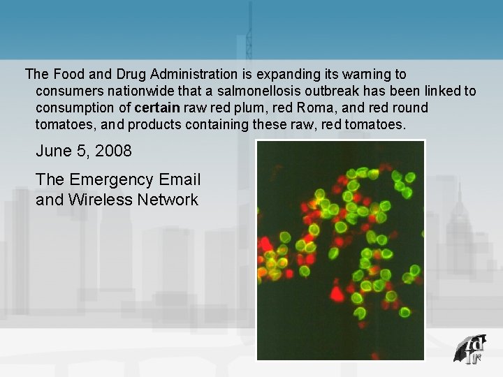 The Food and Drug Administration is expanding its warning to consumers nationwide that a