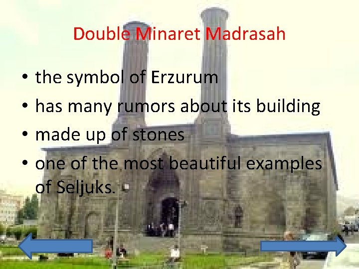 Double Minaret Madrasah • • the symbol of Erzurum has many rumors about its