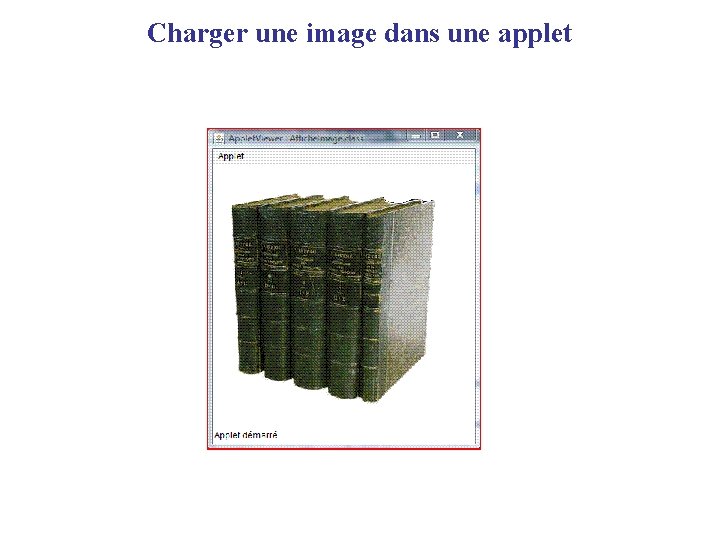 Charger une image dans une applet 