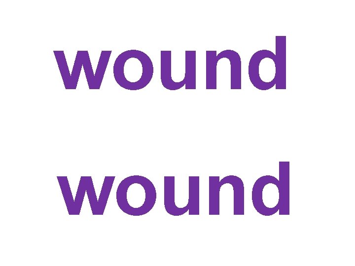 wound 