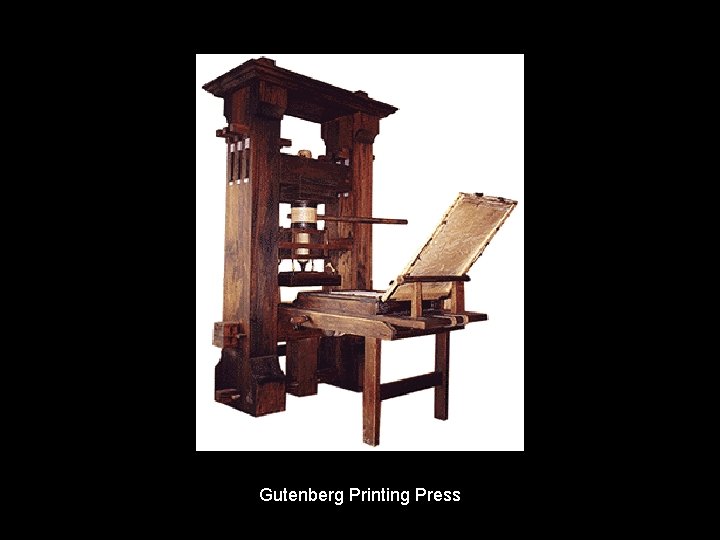 Gutenberg Printing Press 