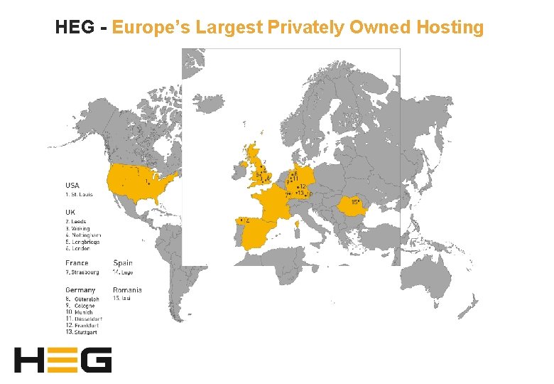 HEG - Europe’s Largest Privately Owned Hosting Provider 