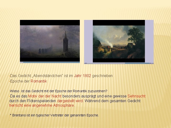 Gedichte Aus Der Epoche Der Romantik slidetodoc.com