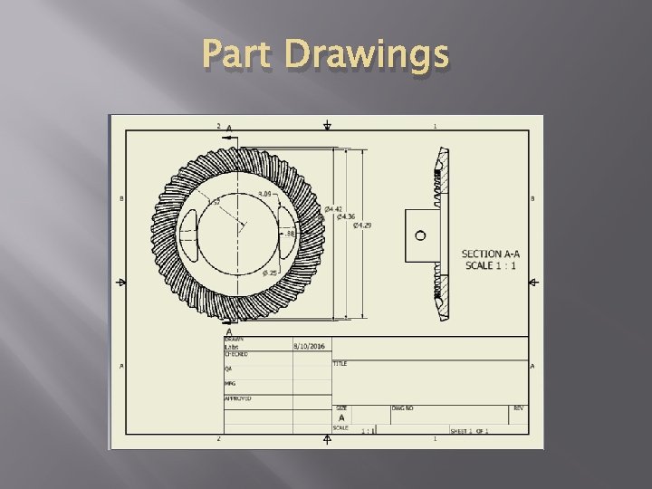 Part Drawings 